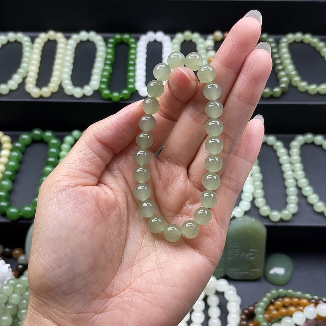 和田玉未镶嵌手链