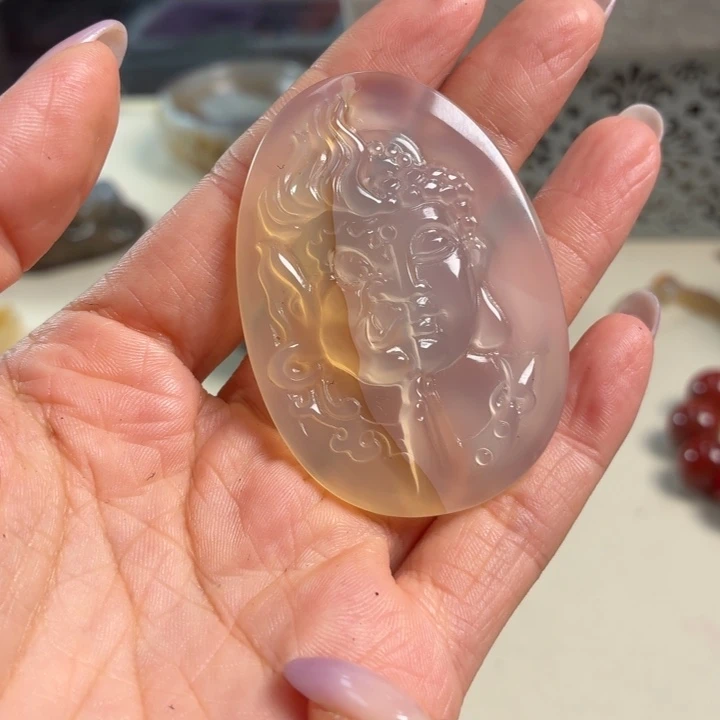 玛瑙/玉髓未镶嵌吊坠(不含链)