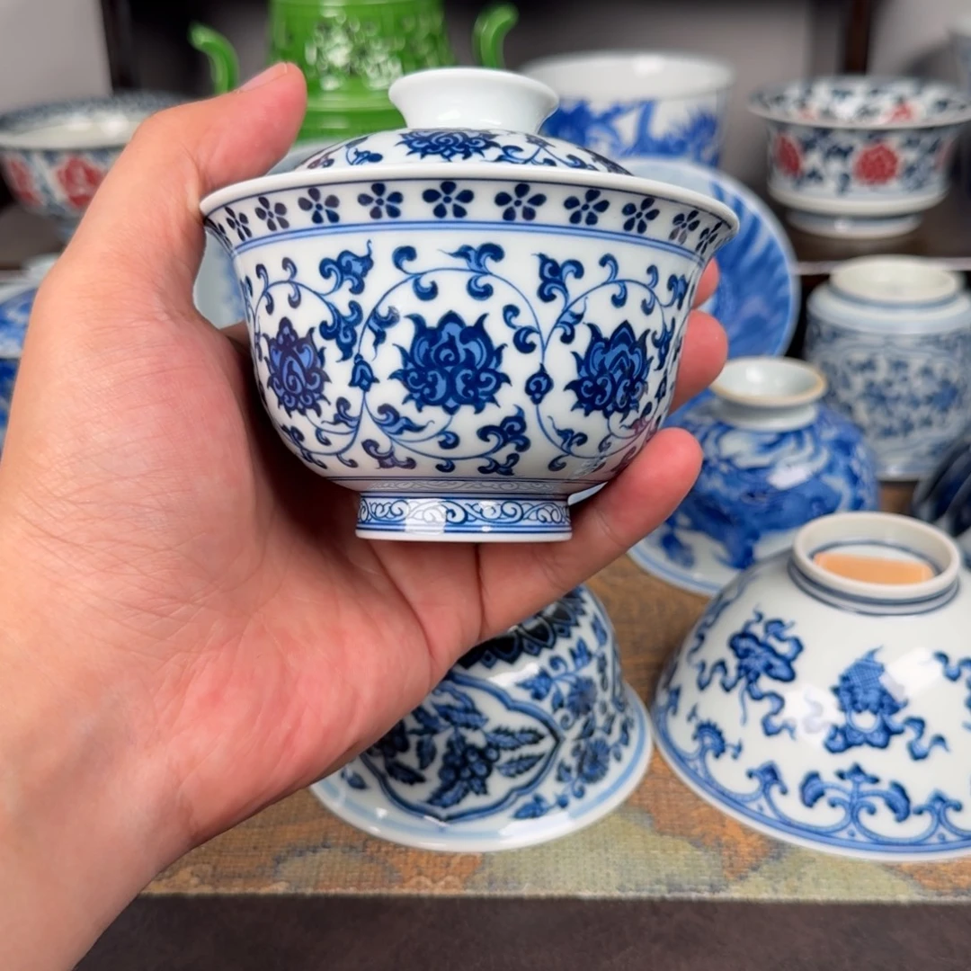 现代手工手绘茶器