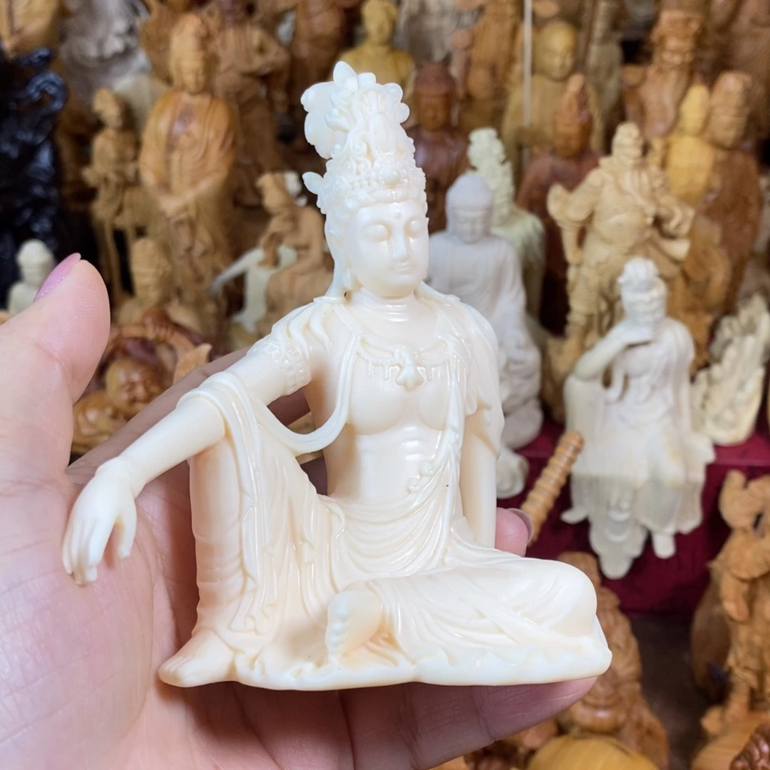 树脂象牙果高度11高自在观音