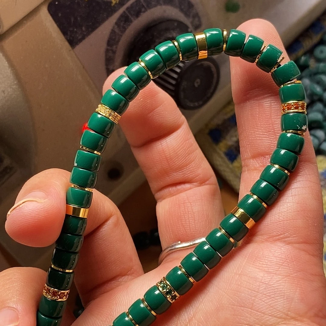 舍***雨玻璃DIY6M丫角绿药片