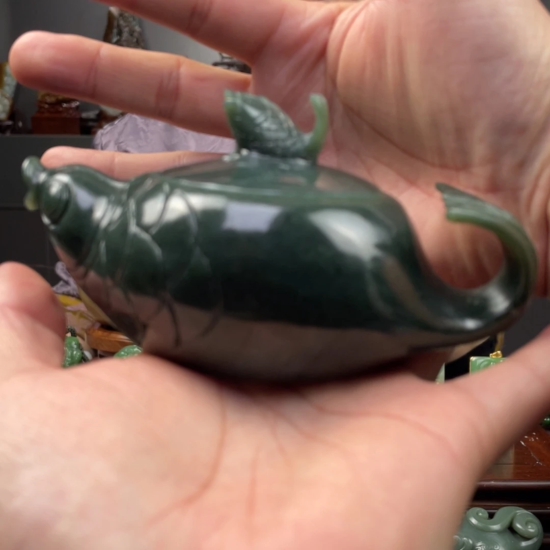 未镶嵌和田玉挂件和田玉茶壶未镶嵌