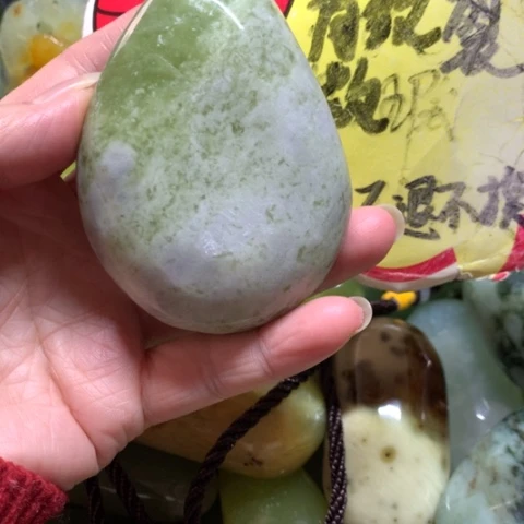 蛇纹石玉未镶嵌手把件