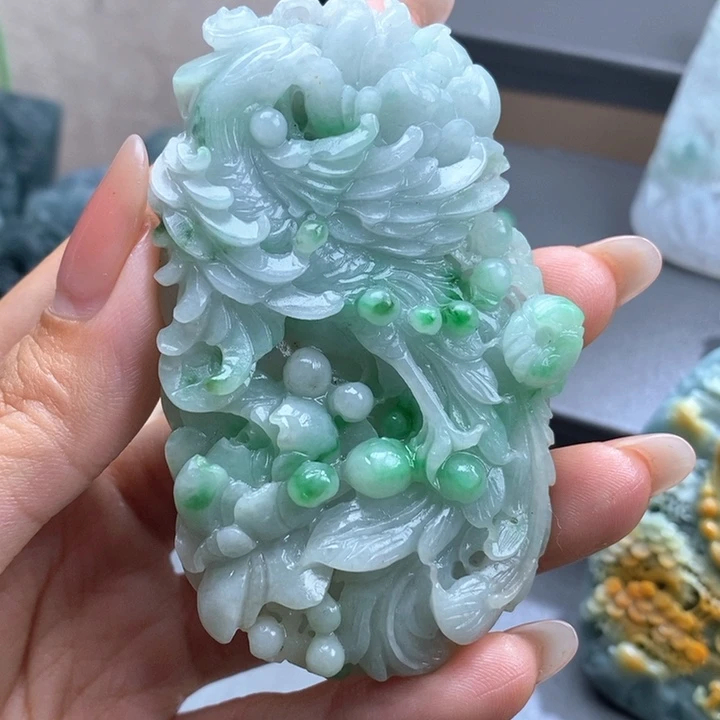 定制翡翠未镶嵌a****d凤凰