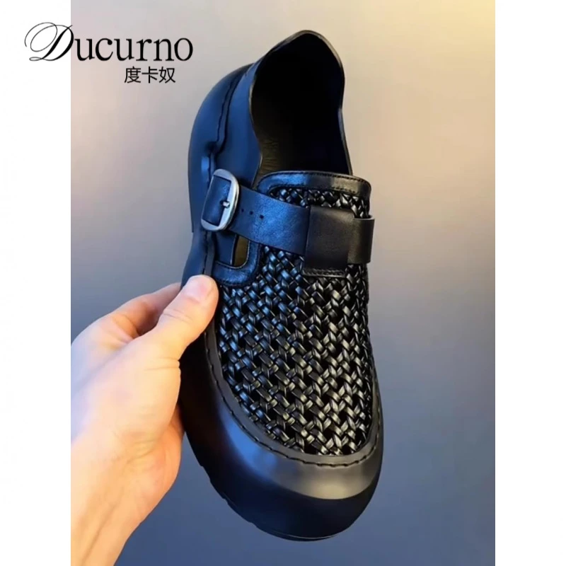 休闲真皮舒适男鞋高级感帅气范商务舒适高品质行政通勤鞋男士皮鞋