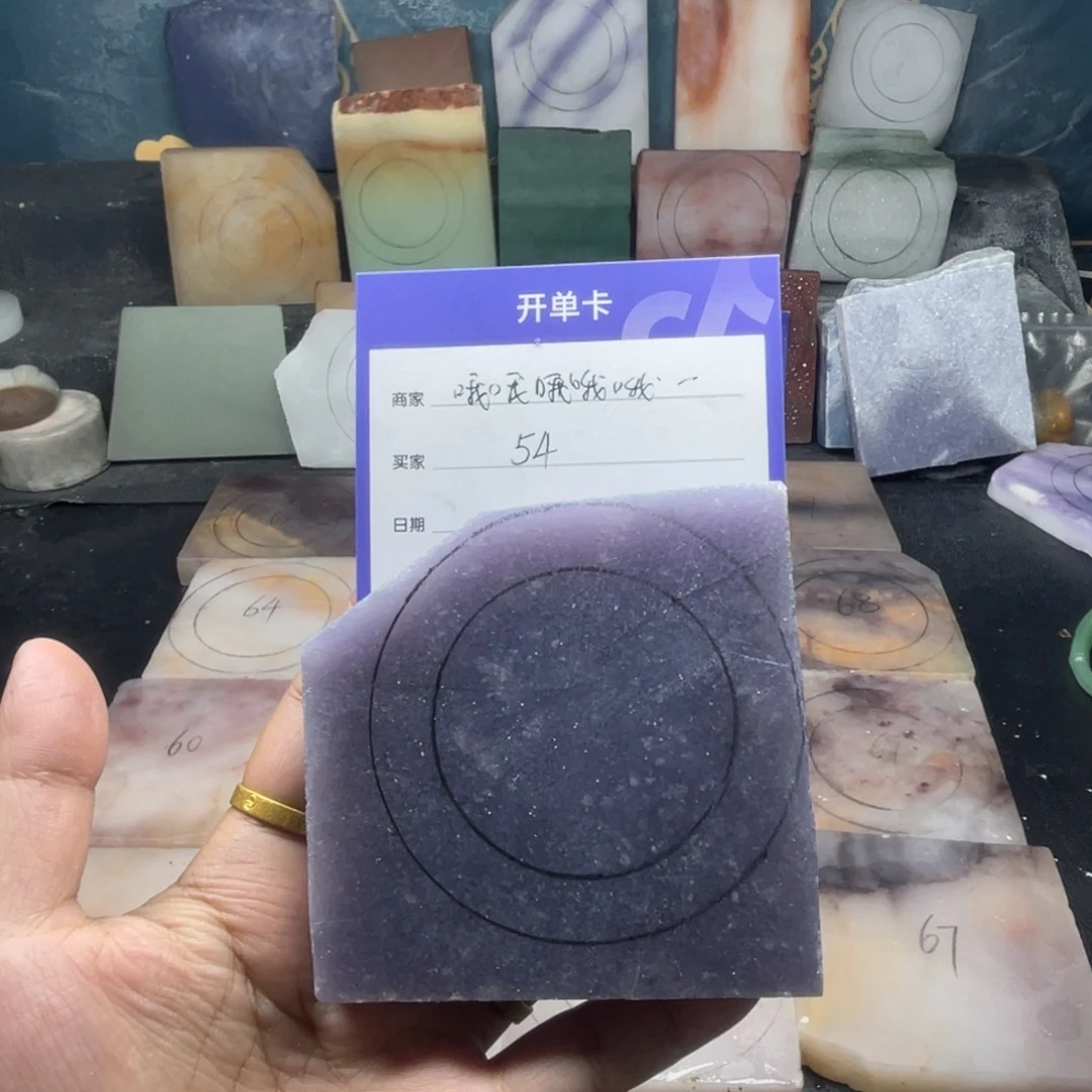 未镶嵌手镯石英质玉定制手镯