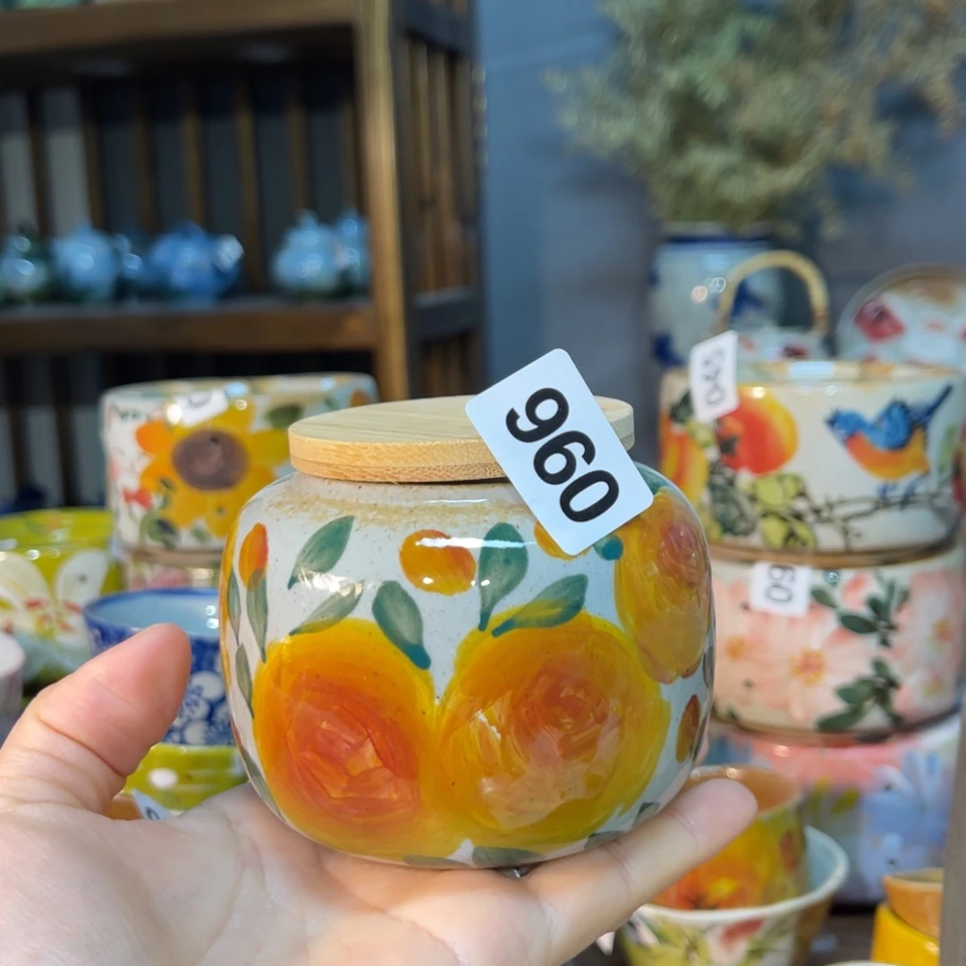 杯素浅陶瓷手工手绘