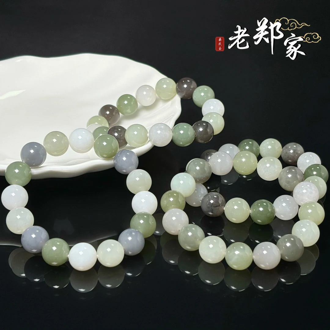 【老郑家】和田玉手串 1145（多样性发一件）约12mm