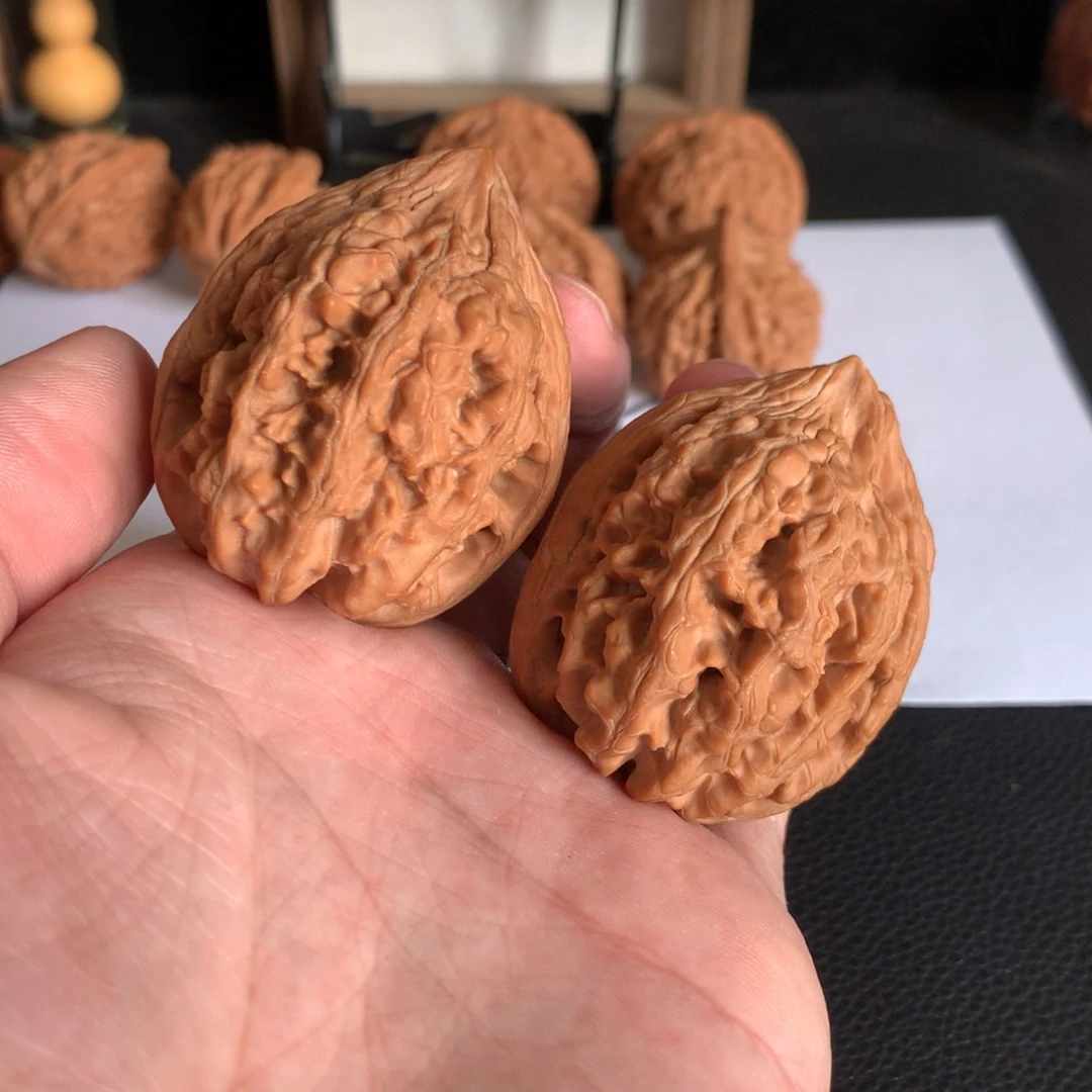 文玩核桃把件A****n大沽石40