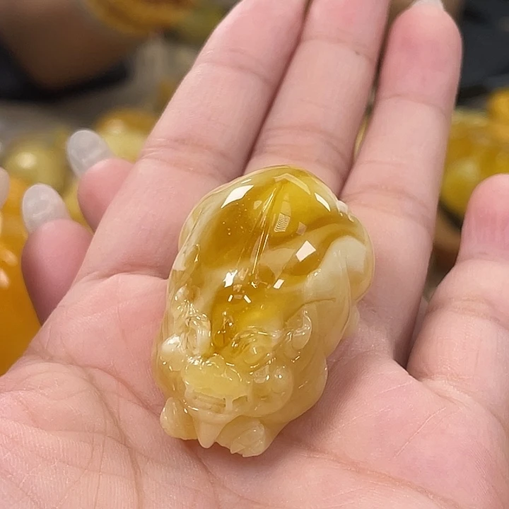 琥珀未镶嵌珠宝奇石琥珀h10