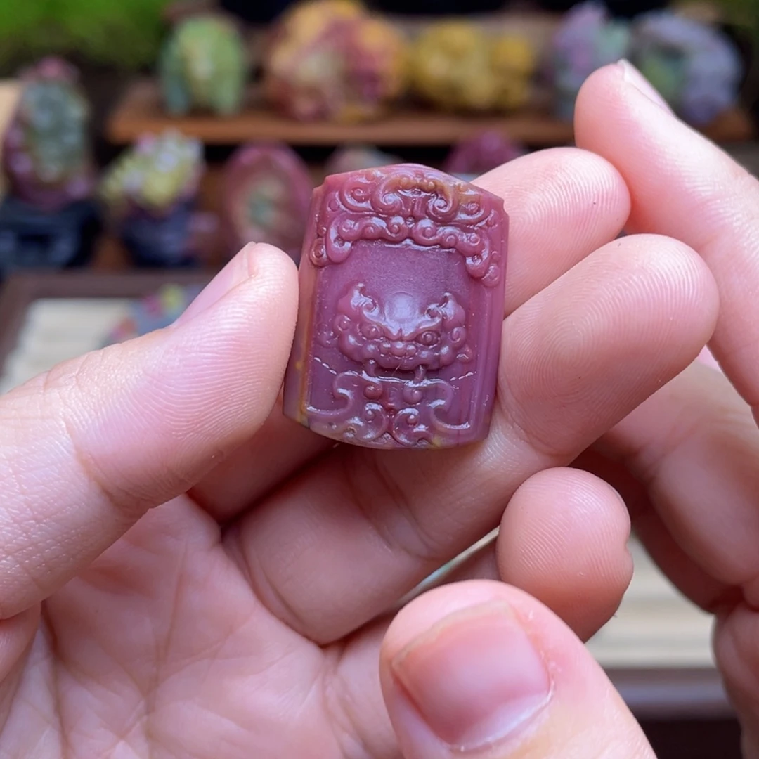 玛瑙/玉髓未镶嵌手串盐源玛瑙福利兽面