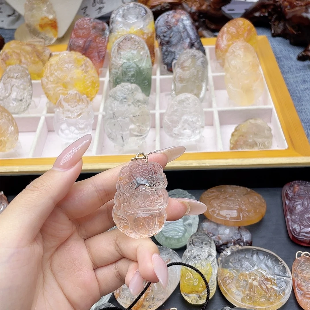 颈饰未镶嵌水晶天然