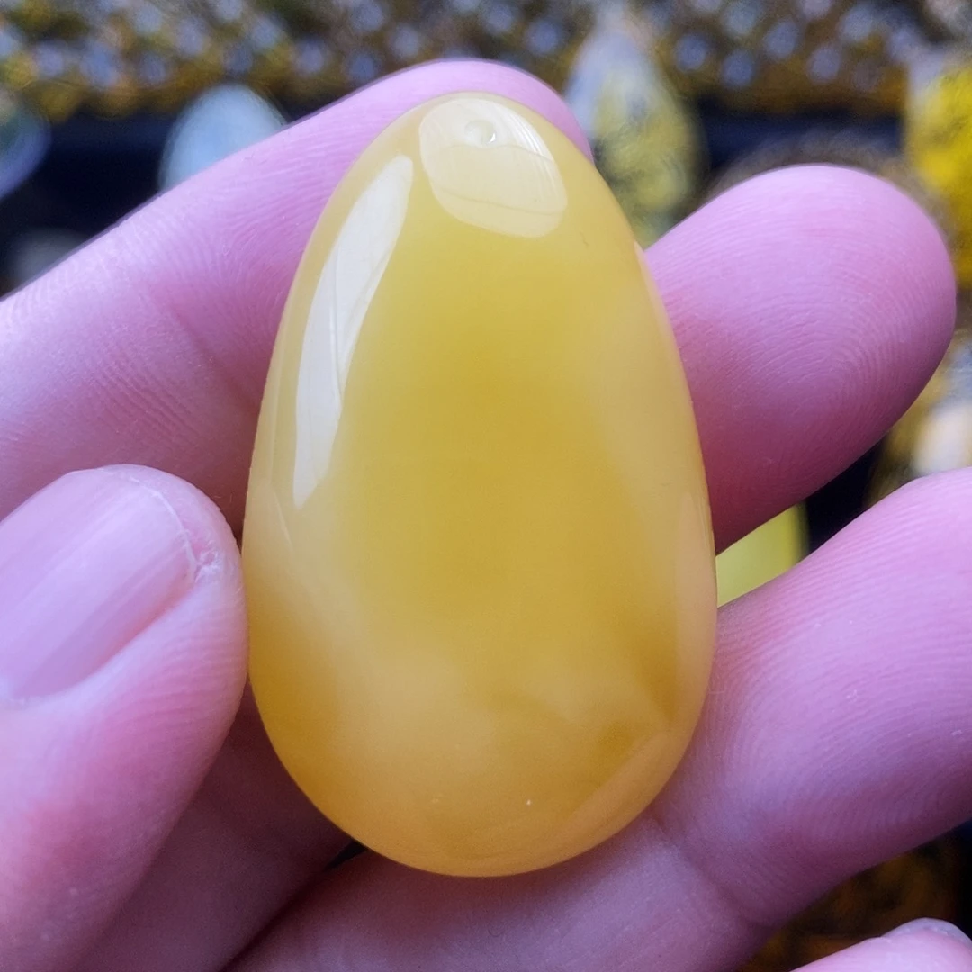 蜜蜡未镶嵌吊坠(不含链)