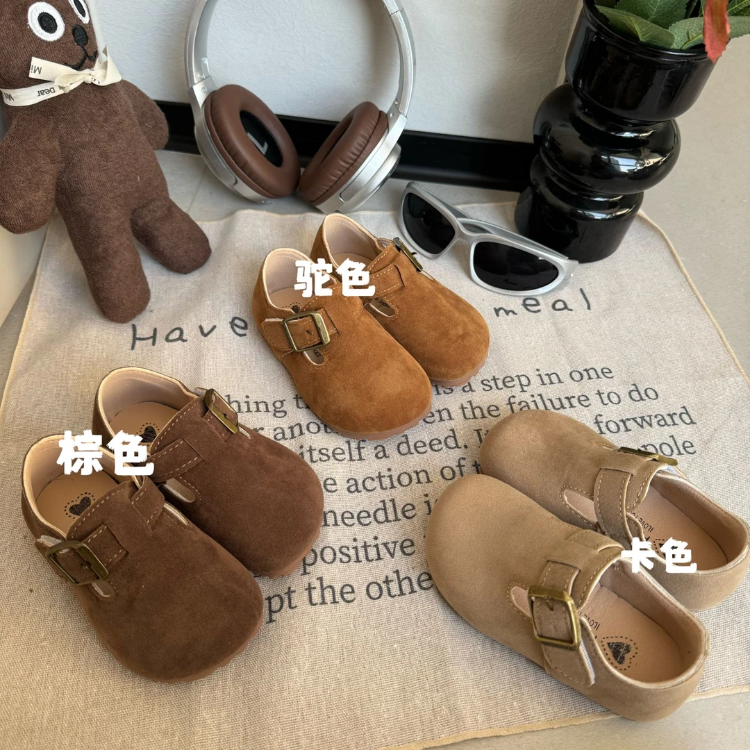【爆爆羊】-单里博肯-春秋季单里博肯鞋舒适儿童学步鞋软底软面
