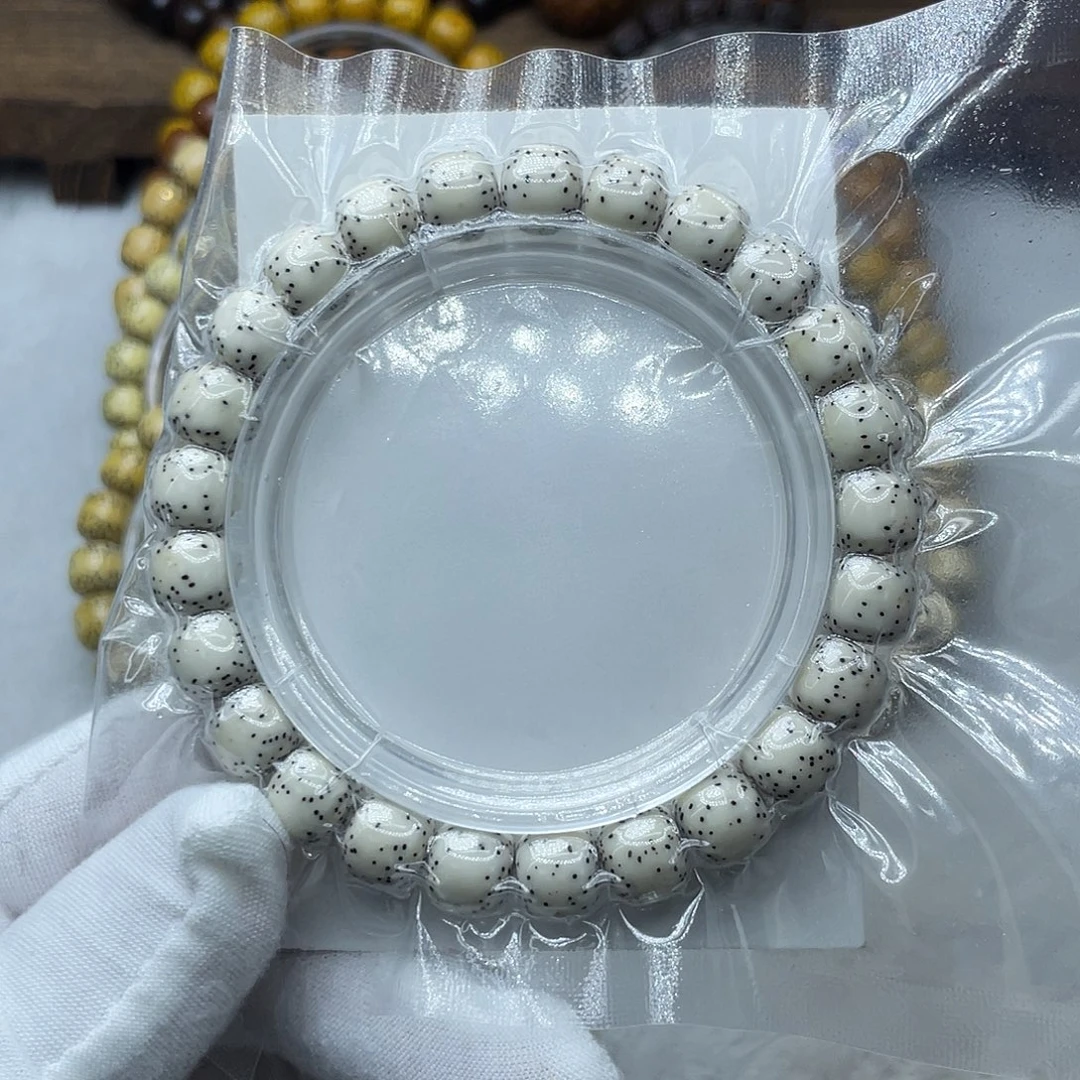 星月菩提手串原生态9.5✖️8.5通体留白