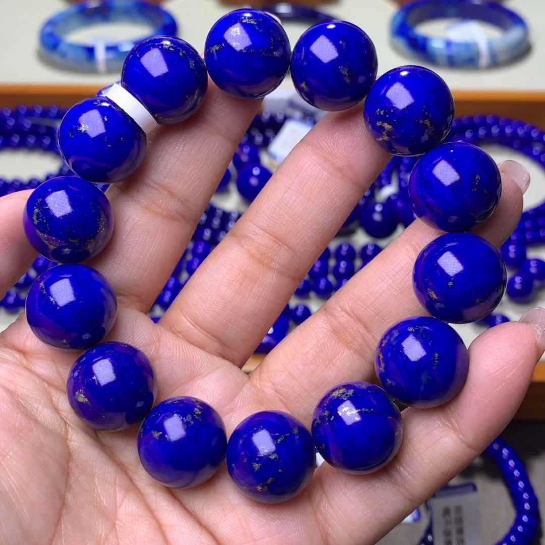 青金石手链未镶嵌16m