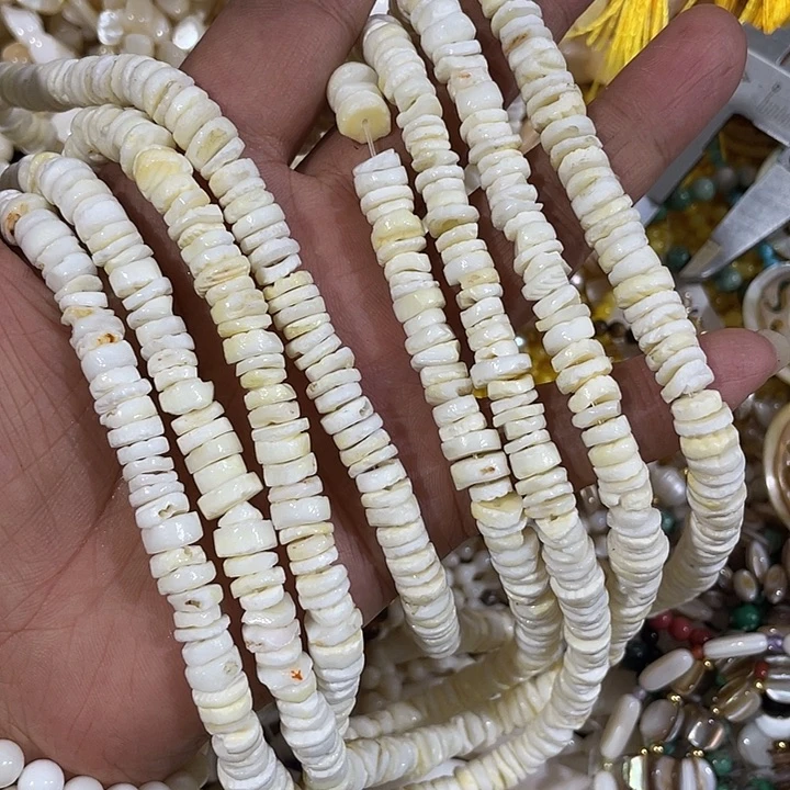 玛瑙/玉髓合金珠宝半成品8mm扇贝片加长