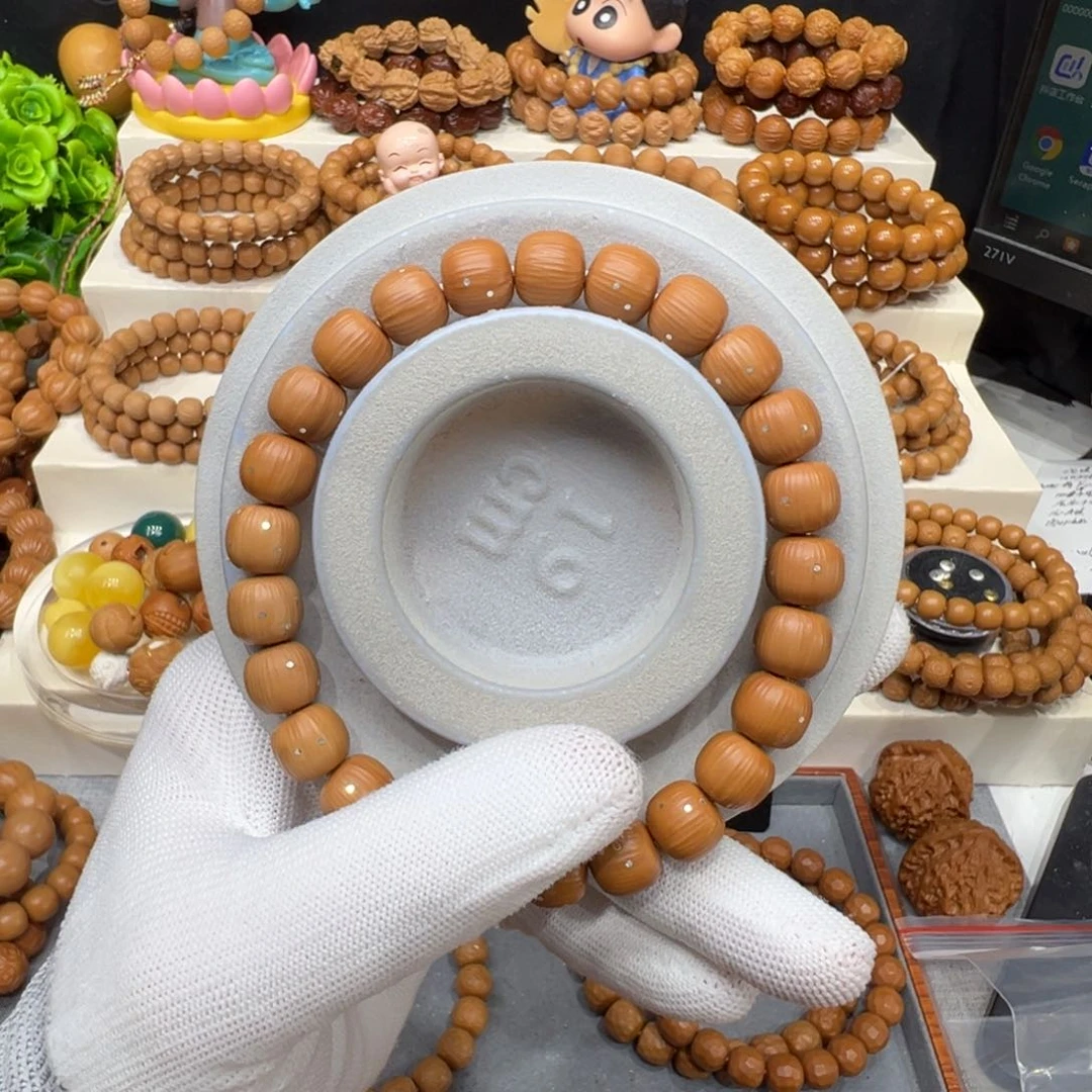 猴头核桃手串银钉手工山峦10.3