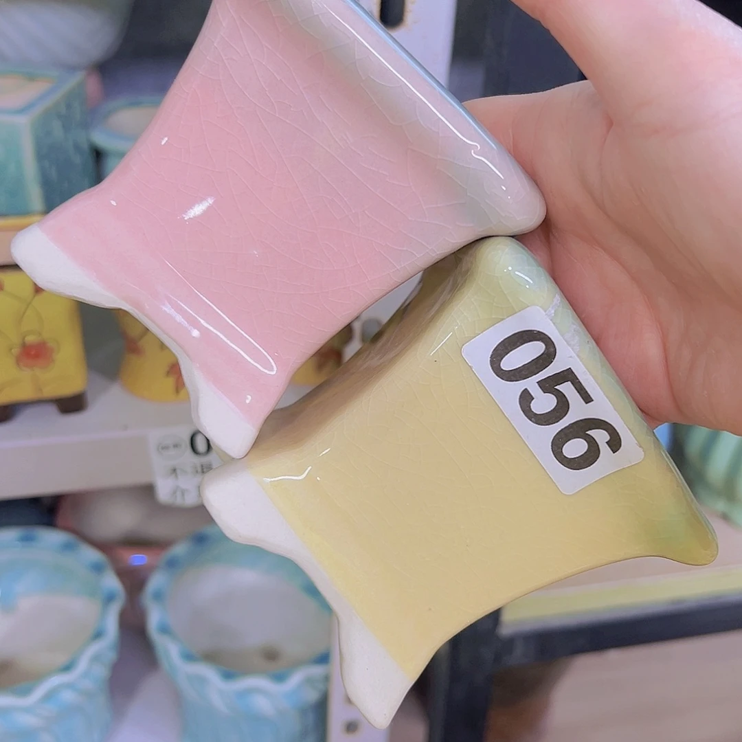 红陶 陶瓷花盆当场满12包邮