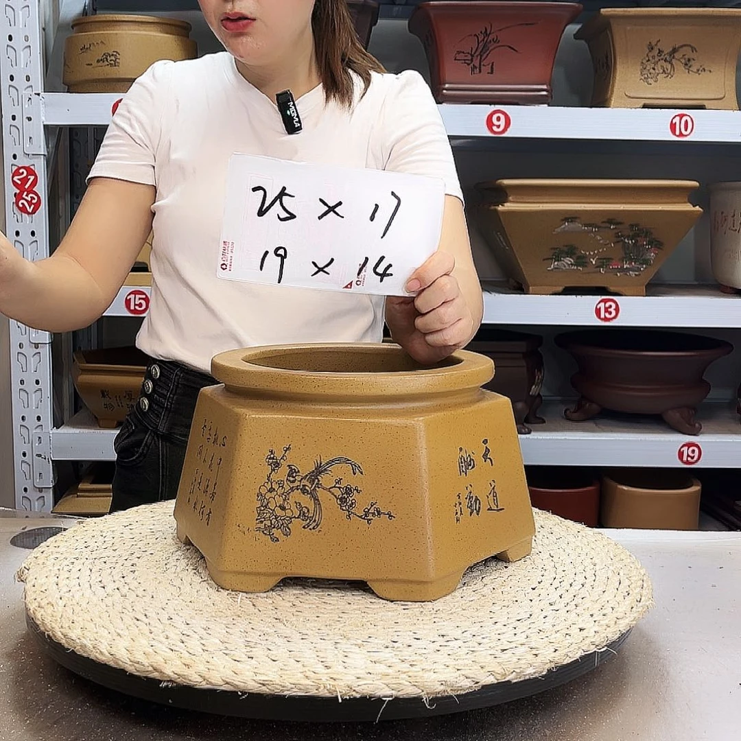 紫砂花盆紫砂花盆