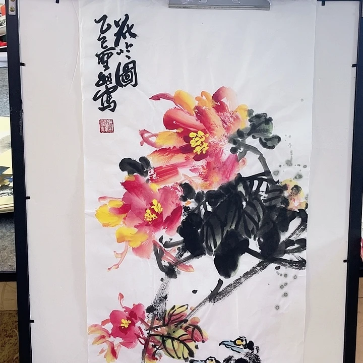 国画张圣敏先生纯手绘作品