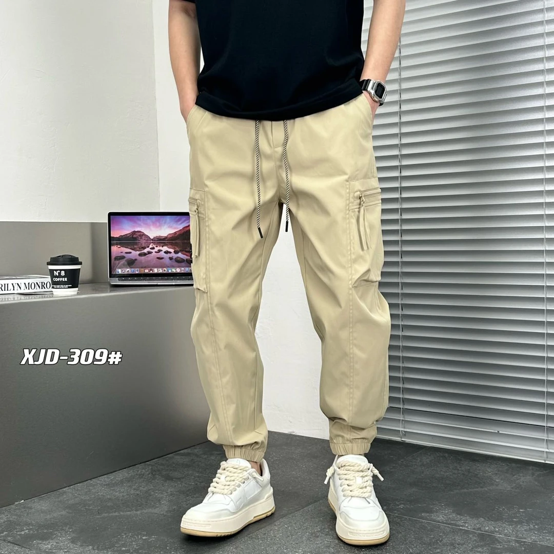 【春季新款】时尚百搭运动休闲工装裤男女同款透气舒适309