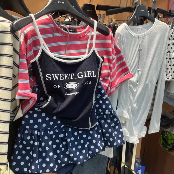 小艺优选/新款韩版百搭背心吊带86