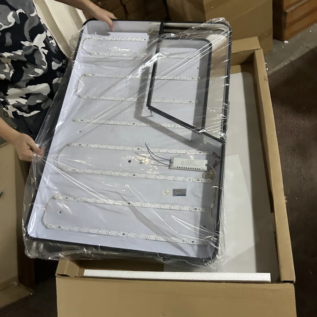 A01长方90黑无极#吸顶灯【不包安装】库存尾货（铁2）