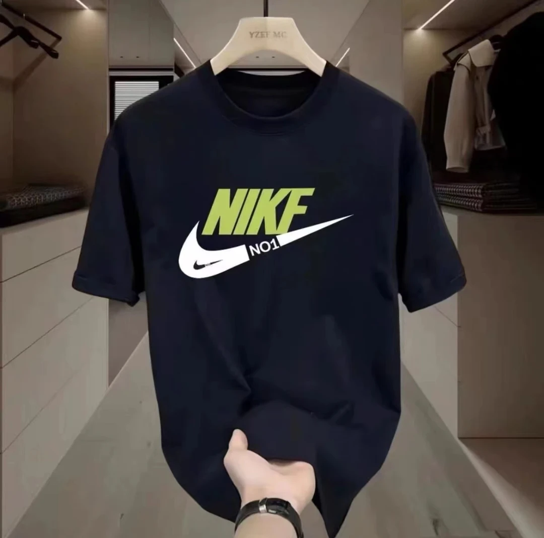 夏季纯棉圆领T恤男潮流百搭短袖宽松休闲半袖情侣装上衣t