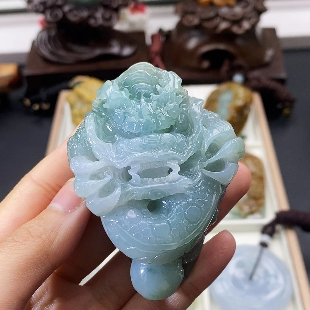 颈饰未镶嵌翡翠李**主缅甸翡翠a货