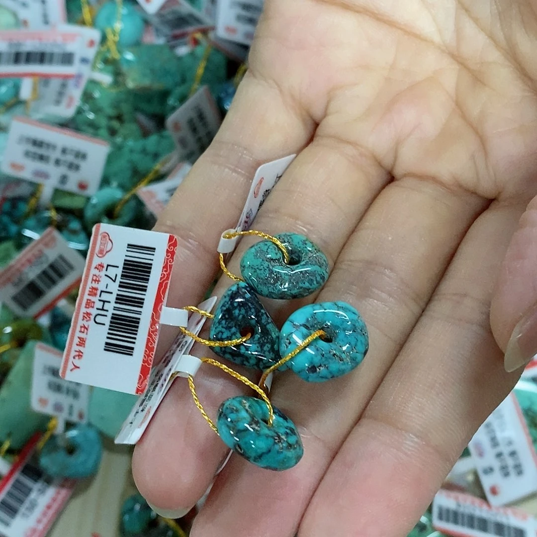 未镶嵌绿松石珠宝奇石多样性发货