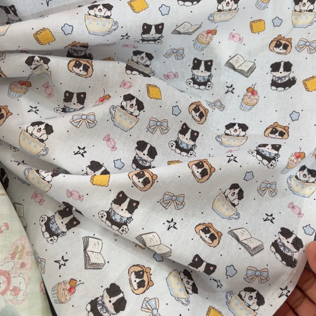 一米价纯棉平布1.1米宽果子布艺地卷