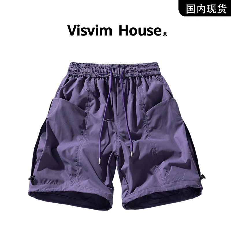 【品牌现货撤柜】VISVIM WINGS夏季新款外穿大码宽松工装五分短裤男