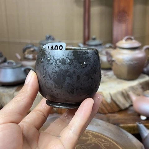 戬谷龙窑柴烧茶杯198