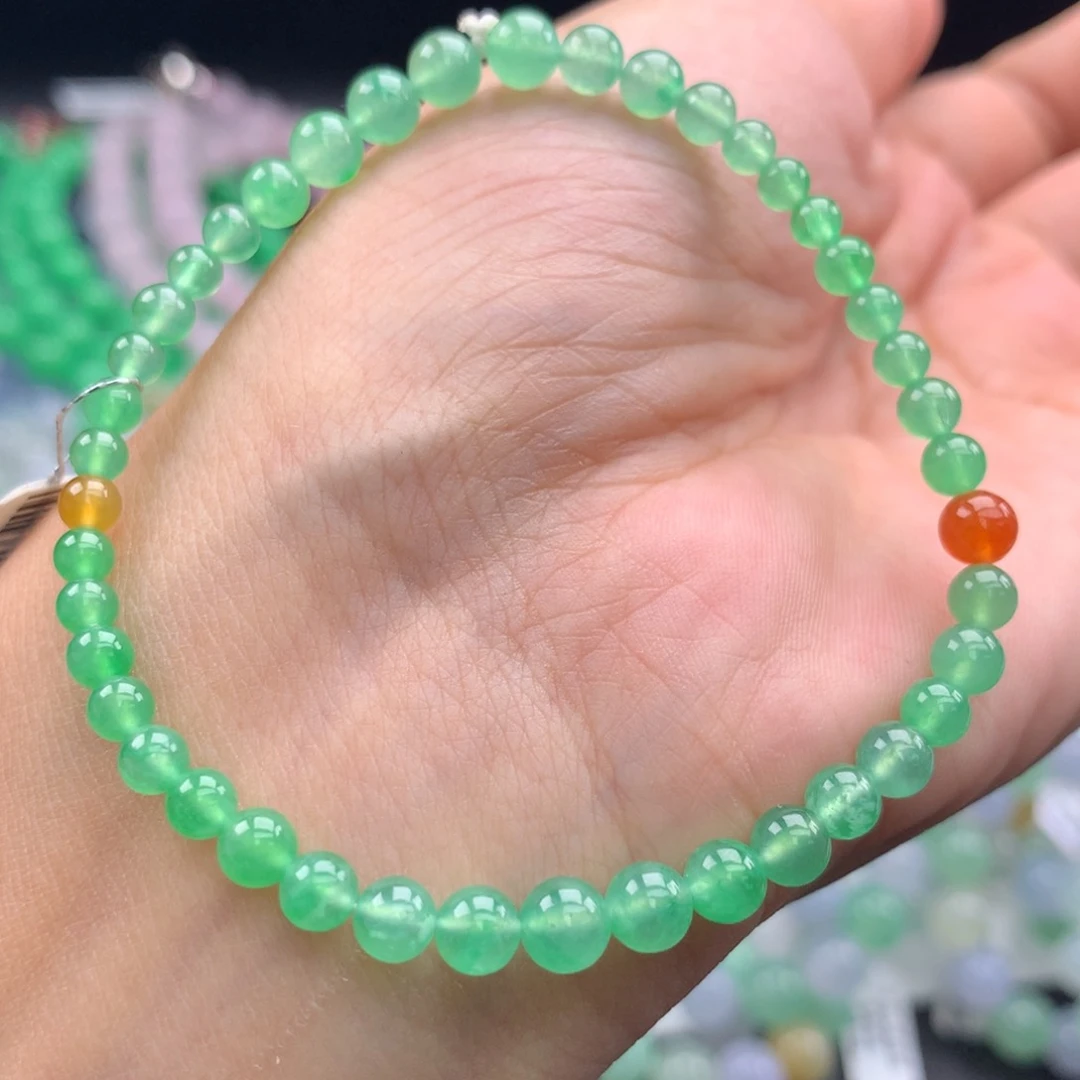 翡翠未镶嵌毛衣链