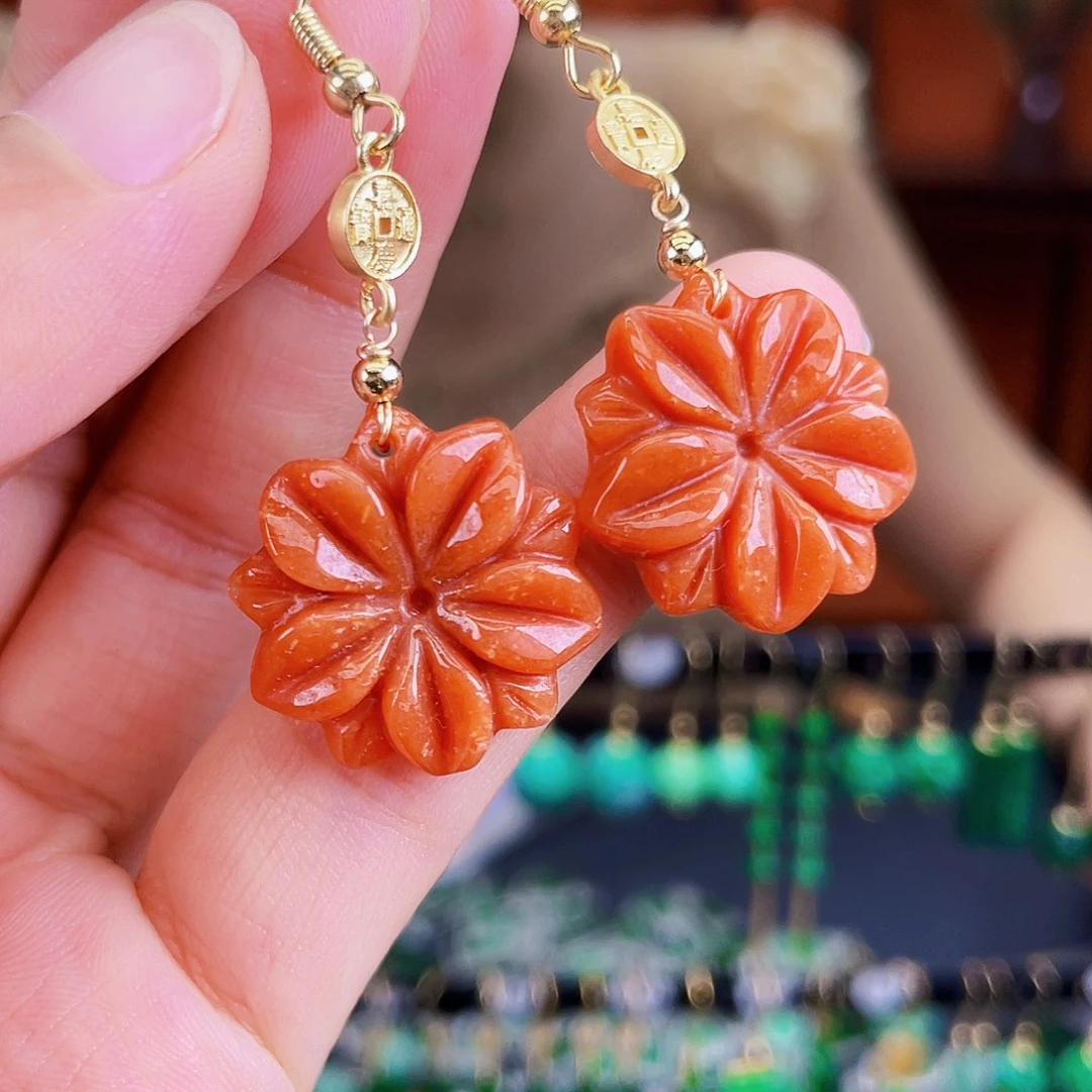 未镶嵌翡翠耳饰饰品