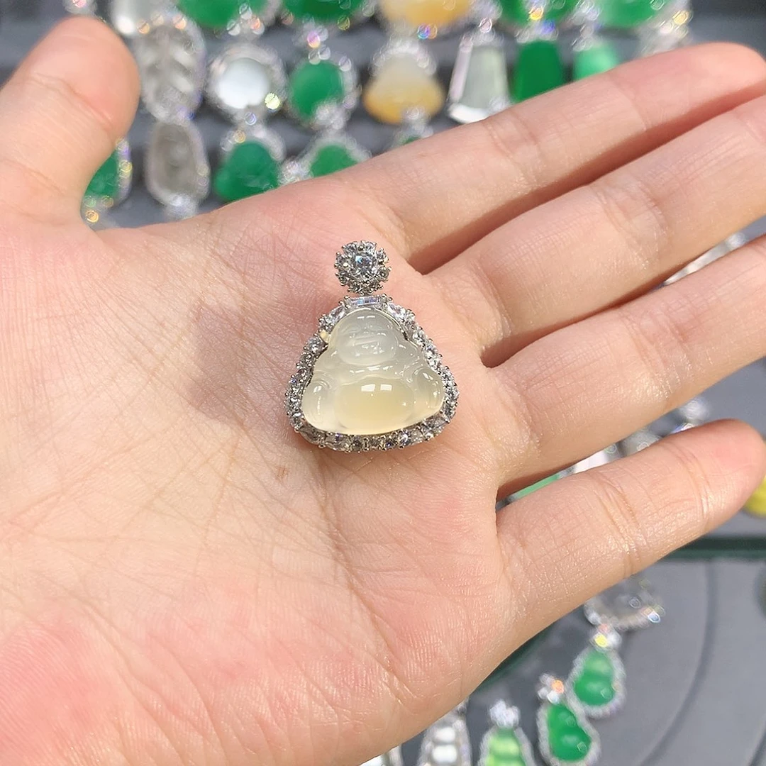 玛瑙/玉髓颈饰银S925镶嵌Z****Z