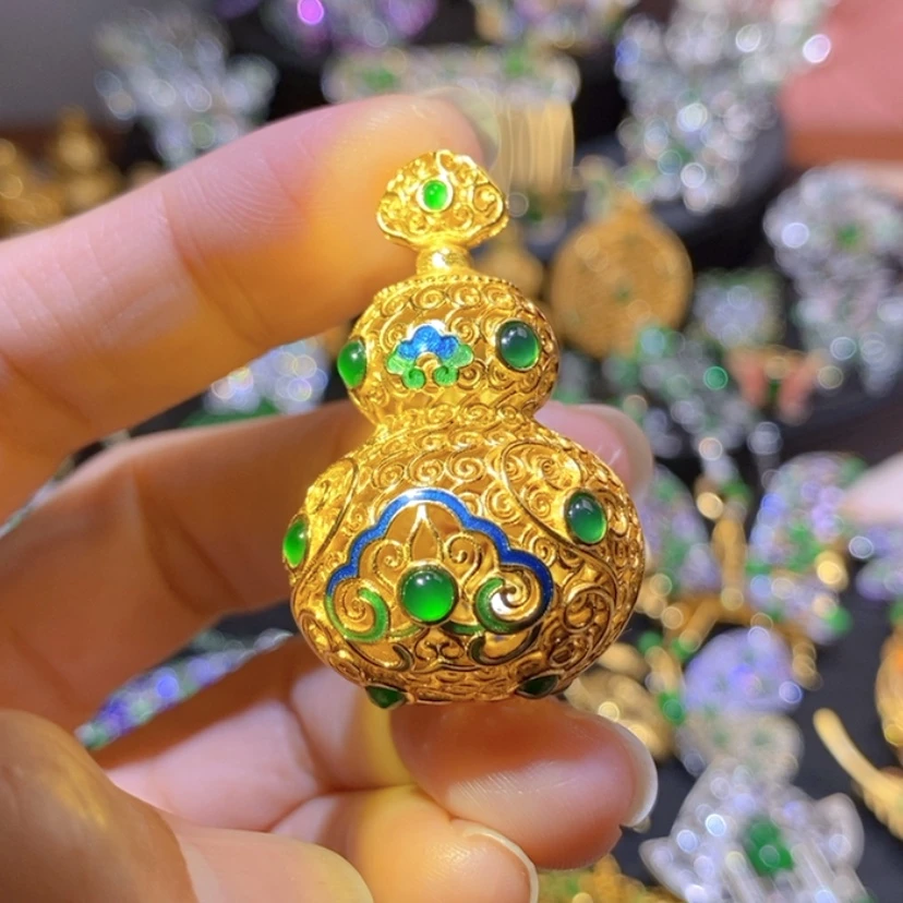 【闪购商品】银S925镶嵌挂件翡翠