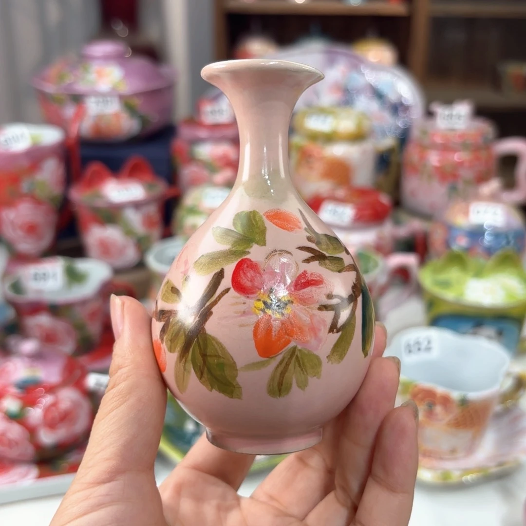 景德镇手绘高温釉下彩陶瓷茶具