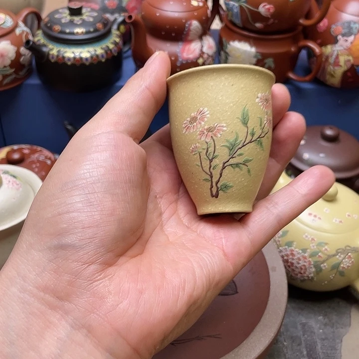 茶杯紫砂紫砂主人杯50cc