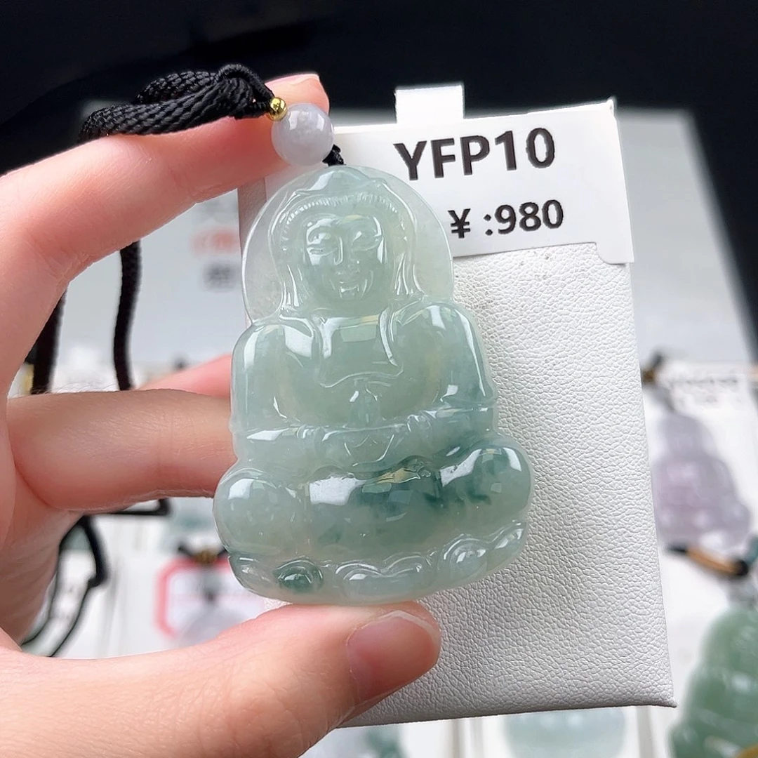 翡翠未镶嵌颈饰10