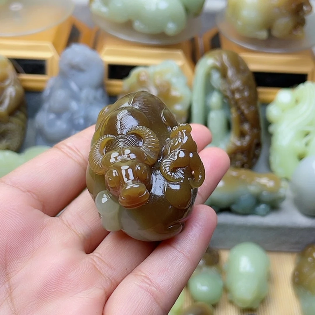 【闪购商品】未镶嵌和田玉挂件己*置