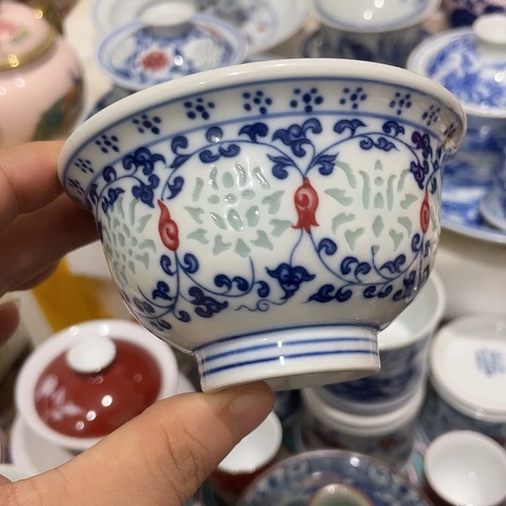 陶摆件景德镇陶瓷主人杯2233
