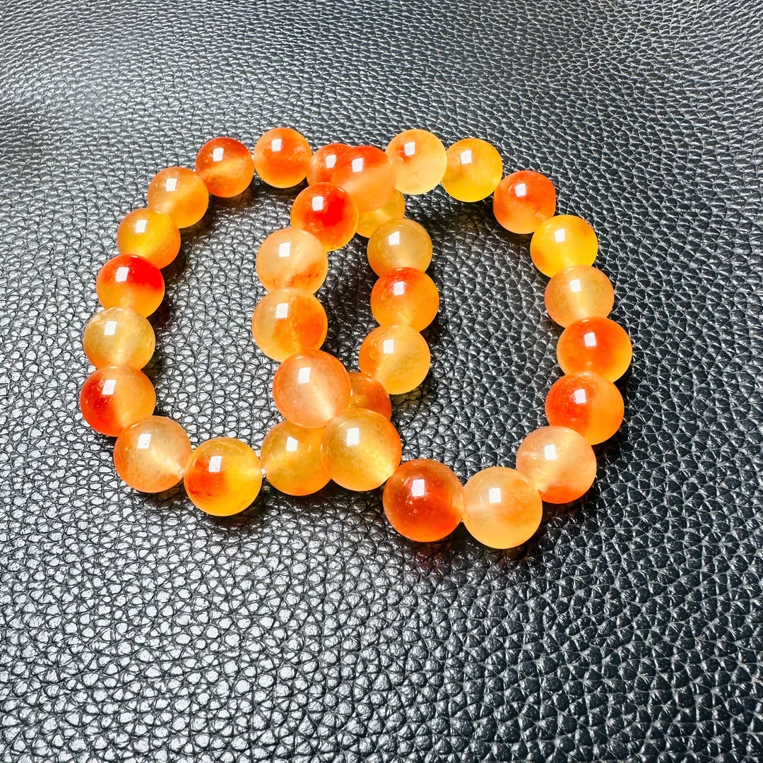 【赤华珍藏馆】F229-1时尚奢饰品血胆金莲手串多样性发一件