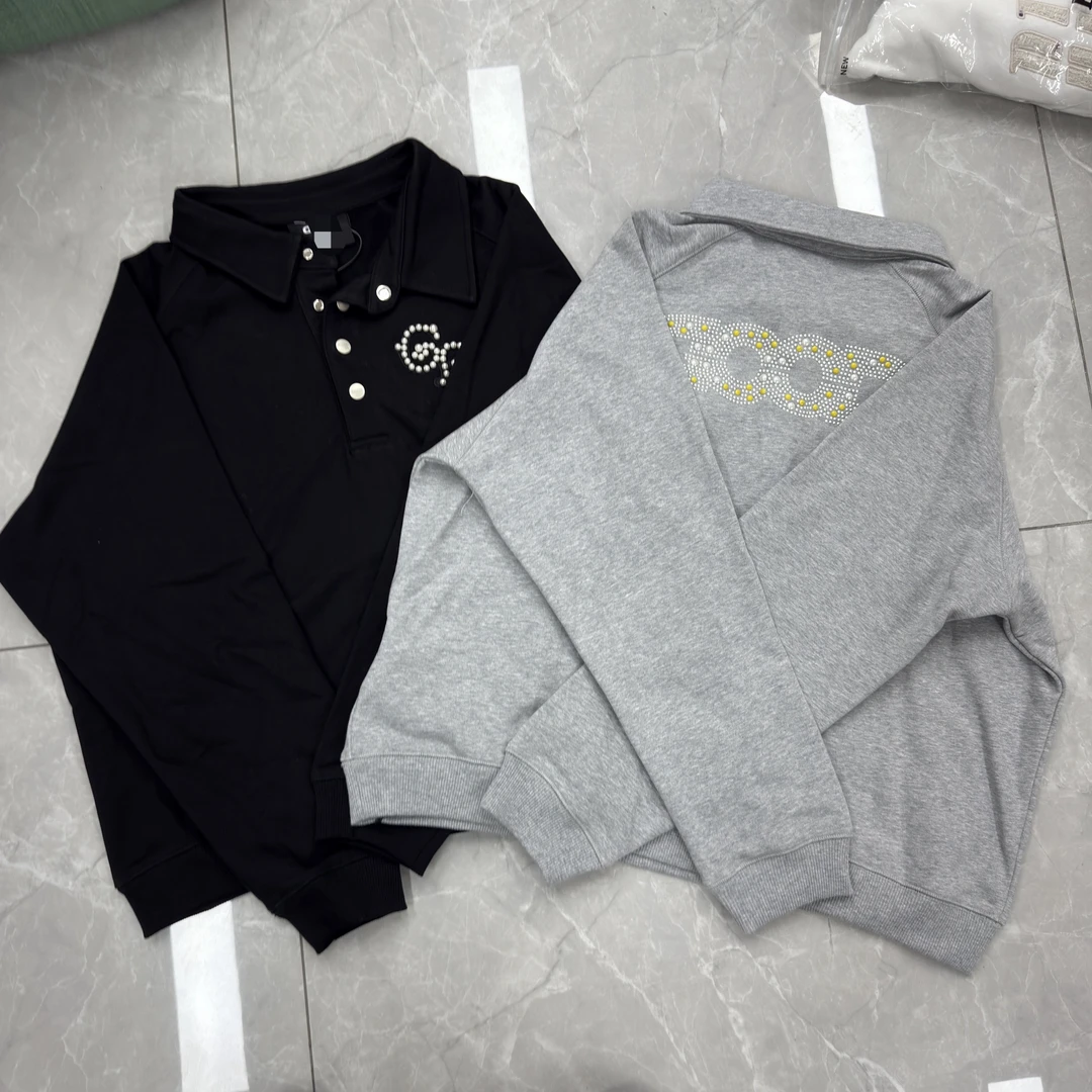 G家珍珠polo长袖卫衣