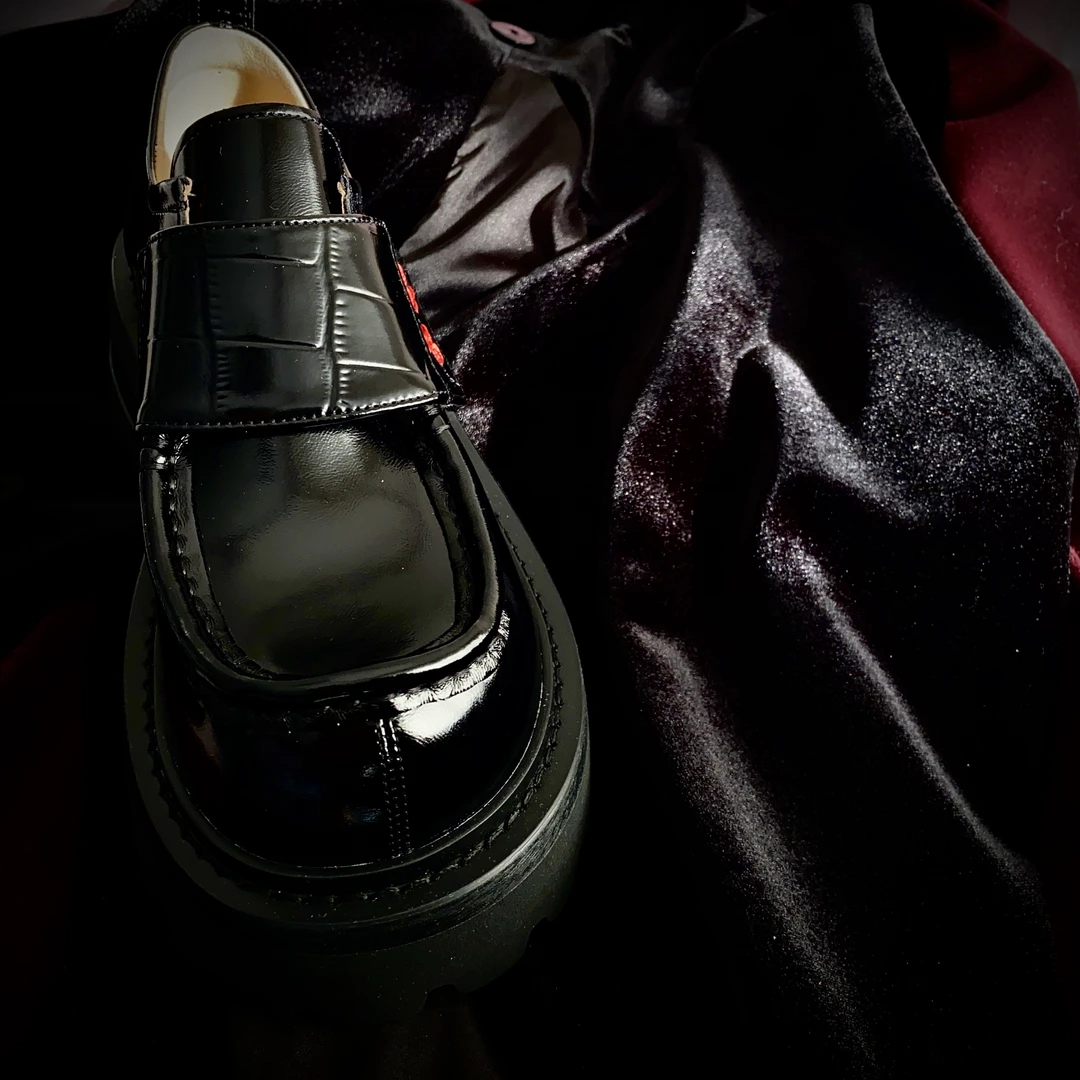 缇麦茵-<6cm>T25809极简个性时尚厚底百搭奢感小众复古玛丽珍单鞋