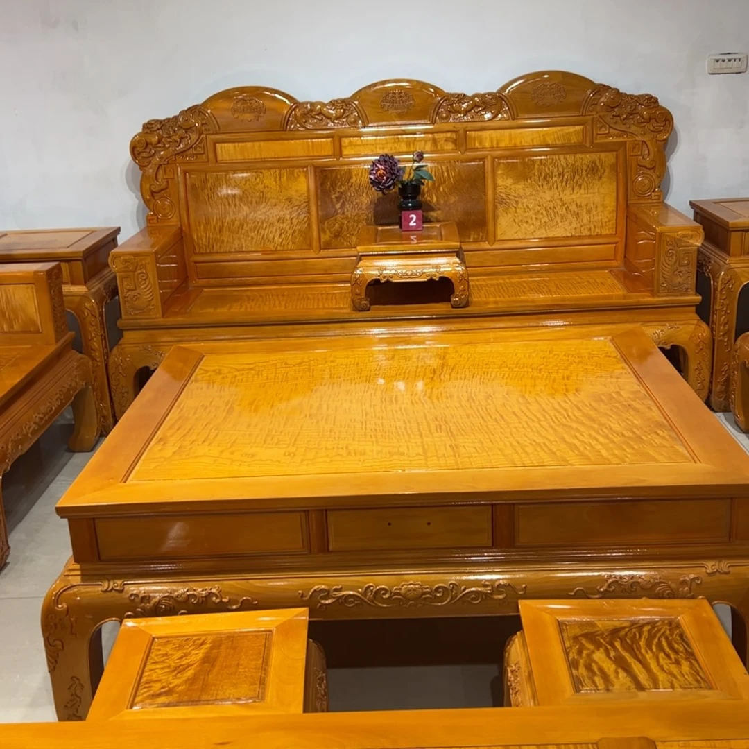 大***、金丝楠金丝楠沙发十三件套