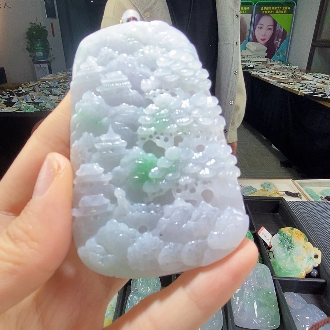 颈饰未镶嵌翡翠翡翠
