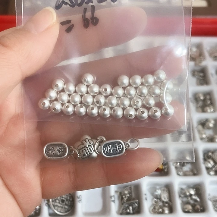 吊坠足银足银999配件一套
