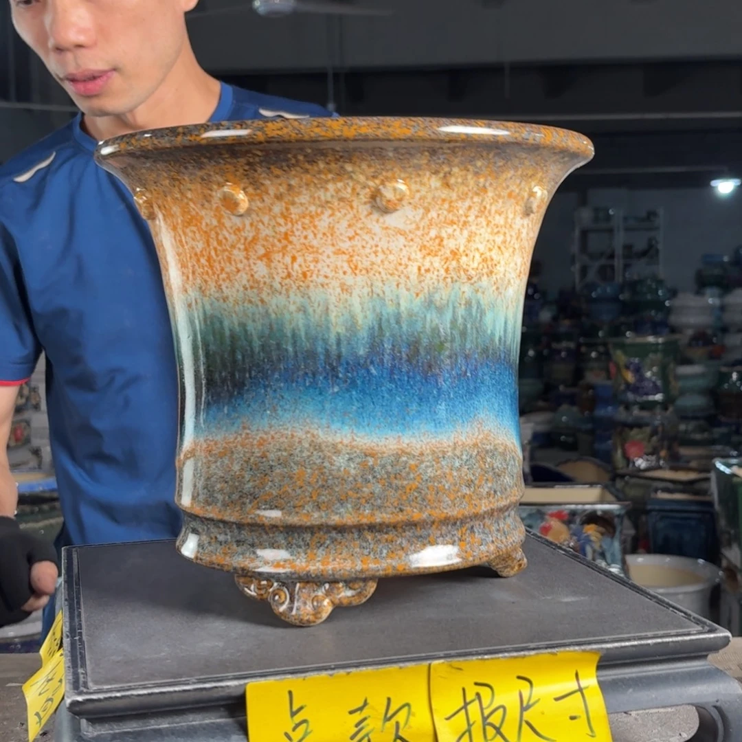 一风堂石湾花盆 内21*20